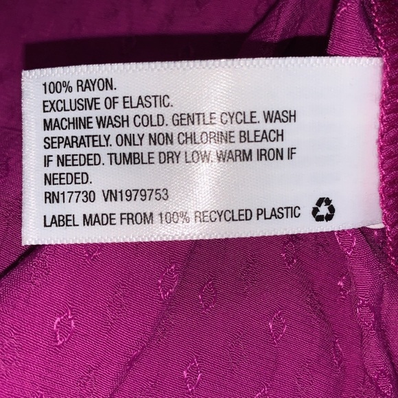 (XL)- Knox Rose Women's Balloon Long Sleeve Ruffle Top Purple - Picture 6 of 10